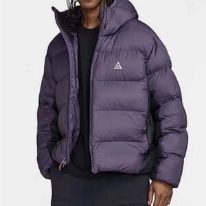 Nike ACG Dark Purple Puffer Jacket Men’s Size XL